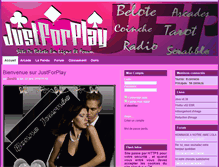 Tablet Screenshot of justforplay.org